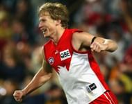 Craig Bolton #6 for Sydney celebrates a goal